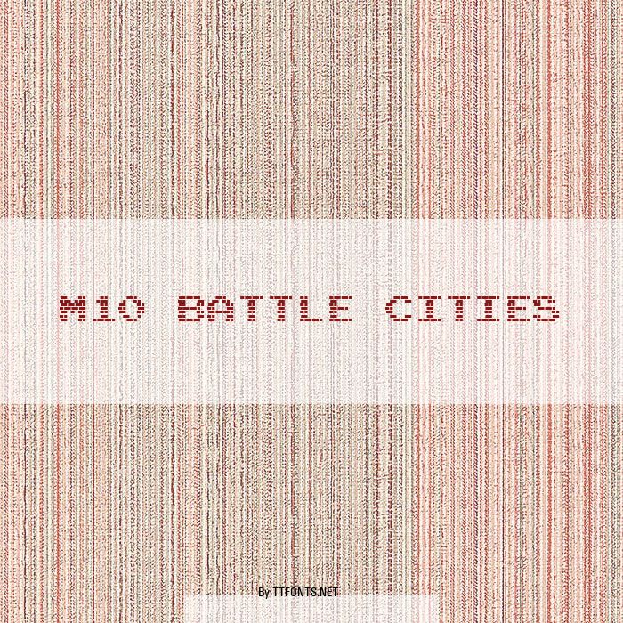 M10_BATTLE CITIES example